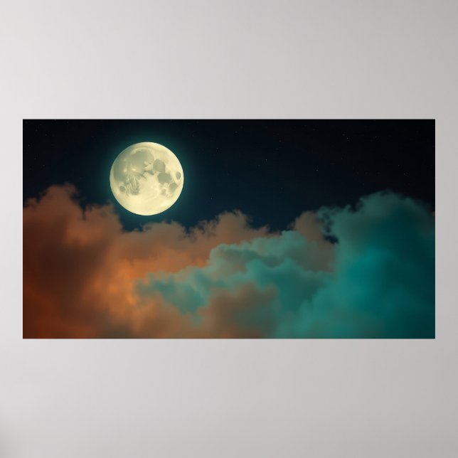 Poster Sérénité de la Lune (Devant)
