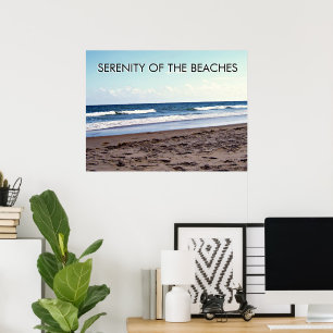 Poster Sérénité des scènes côtières de plage