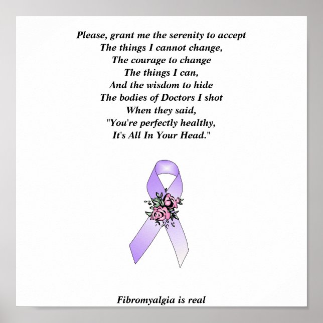 Poster Sérénité du CFS (Devant)