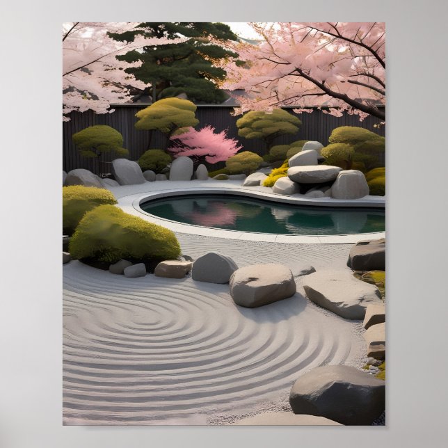 Poster Sérénité zen (Devant)