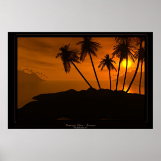 Poster Serenity Cove - Sunrise Edition