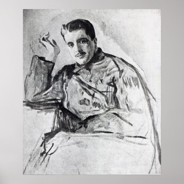 Poster Serge Diaghilev, 1904 (Devant)