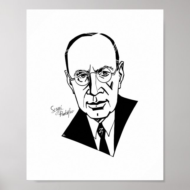 Poster Sergei Prokofiev (Devant)