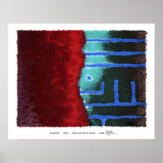 Poster Série Abstraite Fractale #0329