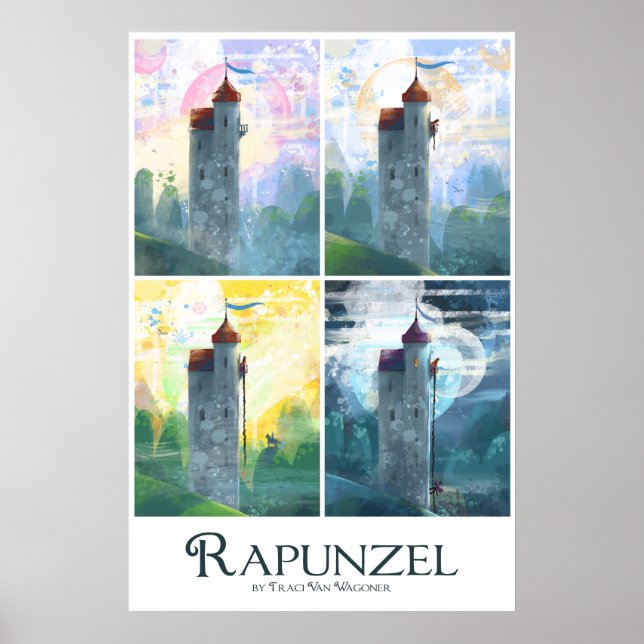 Poster Série d'art Rapunzel (Devant)