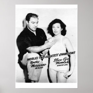 Poster Série de lutte d'affiche de cru