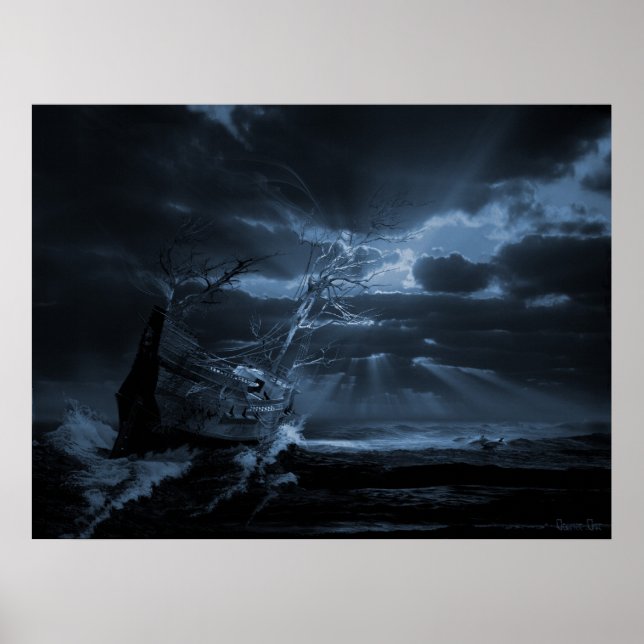Poster Série de navires fantômes : Chasing the light (Devant)