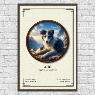 Poster Série de zoologie Aidi