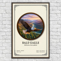 Série de zoologie de l'aigle à tête blanche