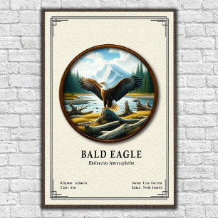 Poster Série de zoologie de l'aigle royal