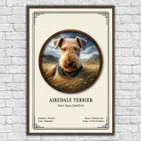 Série de zoologie de l'Airedale Terrier