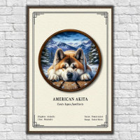 Série de zoologie de l'Akita américain