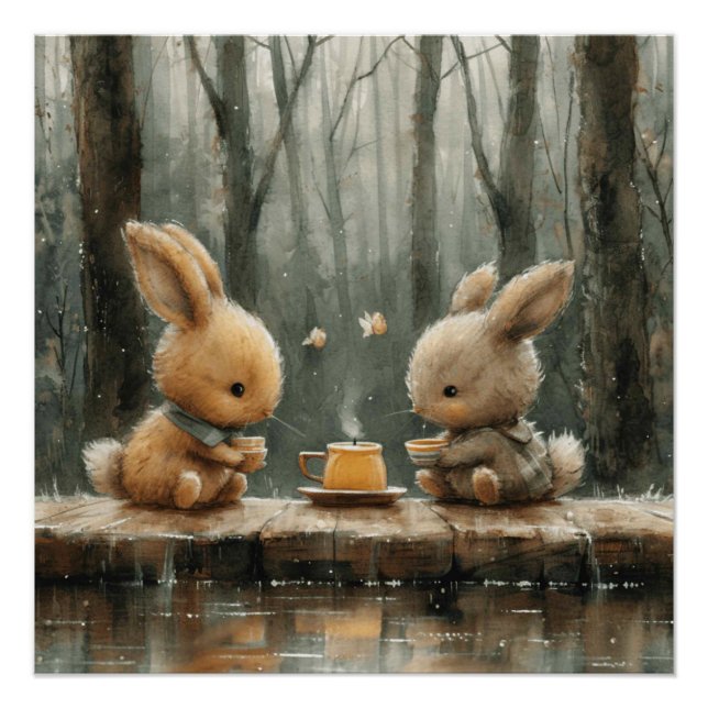 Poster Série douce Bunny: Un brin de fantaisie Bunny (Devant)