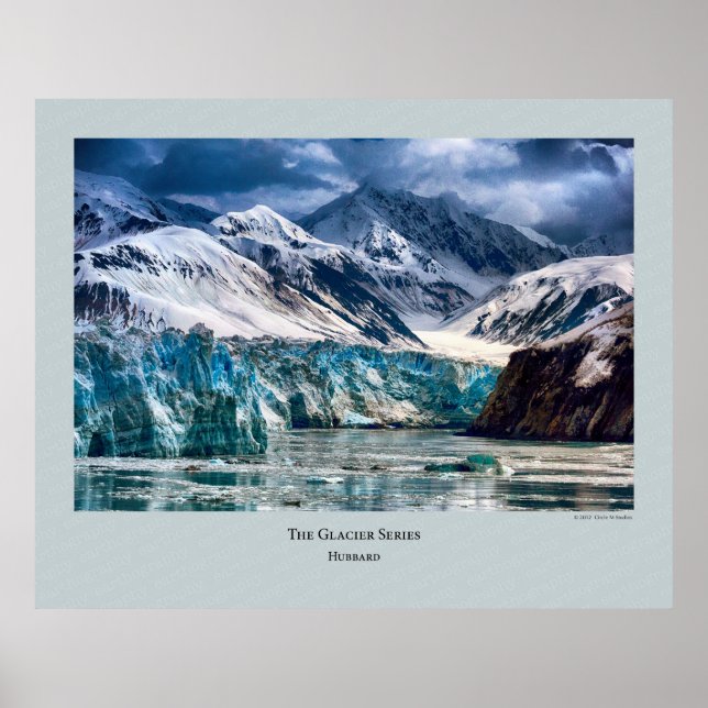 Poster Série Glacier - Hubbard 304 (Devant)