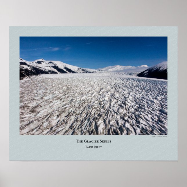 Poster Série Glacier - Taku Inlet 218 (Devant)