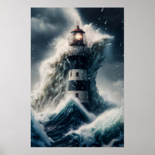 Poster Série phare - Décor mural phare