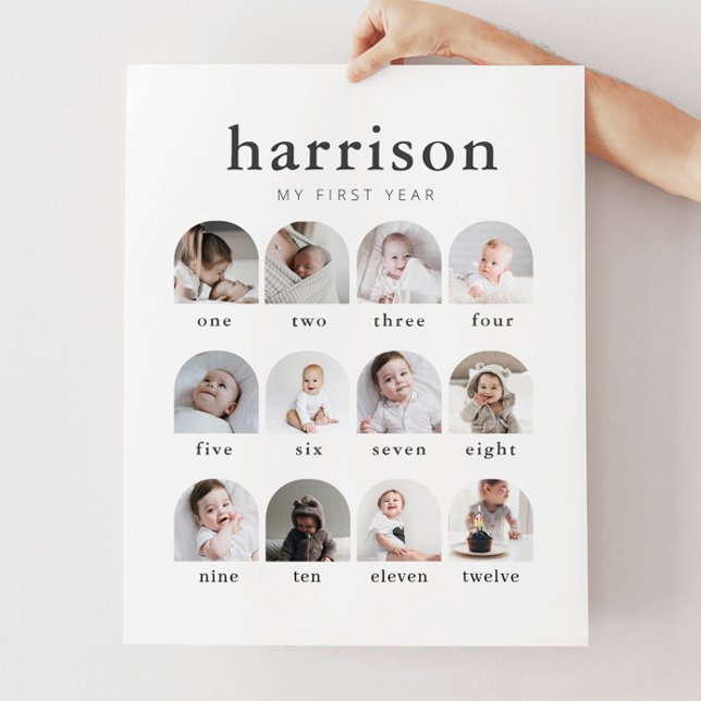 Poster Serif Arches 1ère année Photo Collage (Créateur téléchargé)