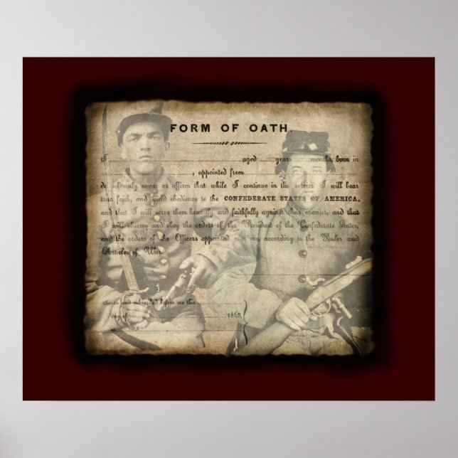 Poster Serment confédéré (Devant)