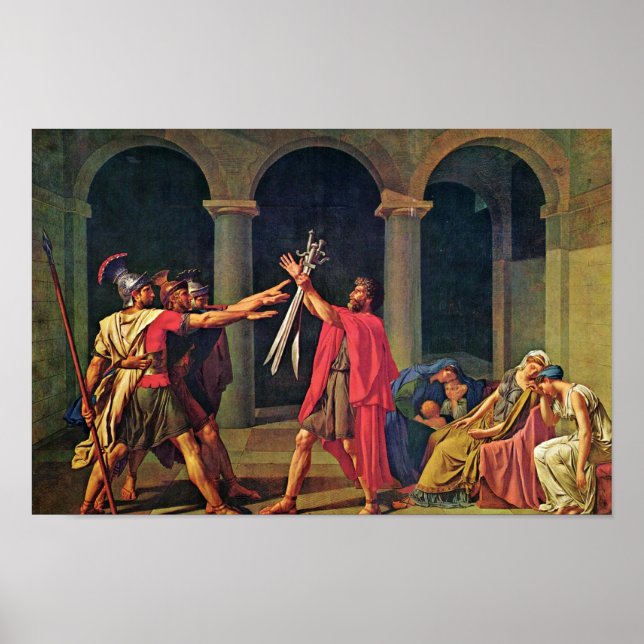 Poster Serment Du Horatii De David Jacques-Louis (Meilleu (Devant)