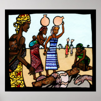 Poster Serpent dans le puits - un conte populaire africai