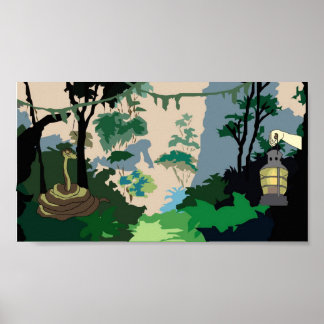 Poster Serpent de la Jungle