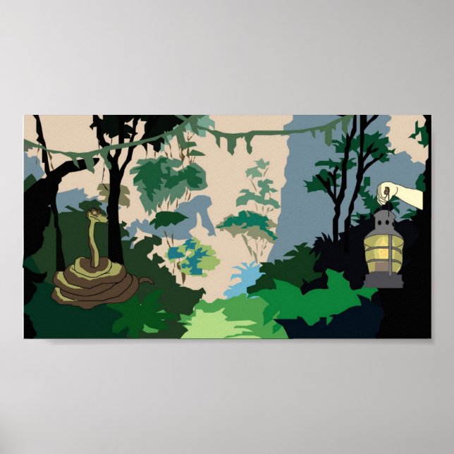 Poster Serpent de la Jungle (Devant)