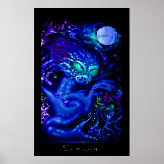 Poster Serpent de lune (Devant)