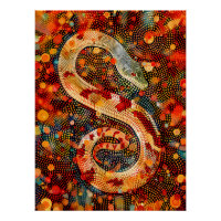 Serpent en Art Dot Aborigène