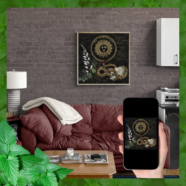 Poster Serpent et baies (Créateur téléchargé)