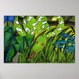 Poster serpent et rat