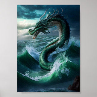 Poster Serpent marin