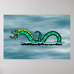 Poster Serpent marin