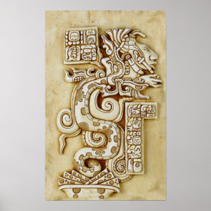 POSTER SERPENT MAYAN VISION