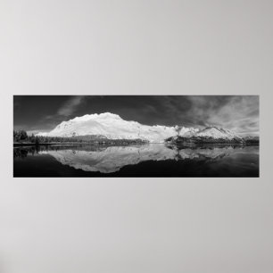Poster Serpentine Cove noir et blanc