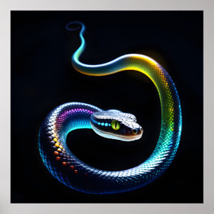 Poster Serpents Iridescents