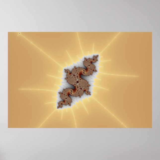 Poster Serpus - Art Fractal (Devant)