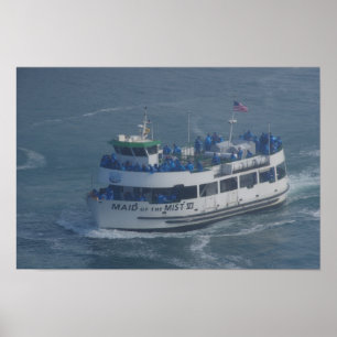 Poster Servante de la brume sur la rivière Niagara