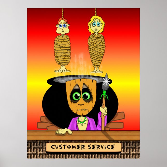 Poster Service à la clientèle Hanni Ba Loo (Devant)