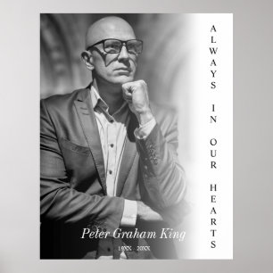 Poster Service de commémoration funéraire Photographie no