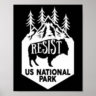 Poster Service de résistance du parc national Alt Us
