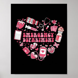 Poster Service d'urgence Ativan Heart Er Nurse Valenti
