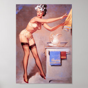 Poster Serviettes, S'Il Vous Plaît, Épluchez-Vous