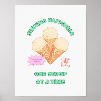 Poster Serving Happiness