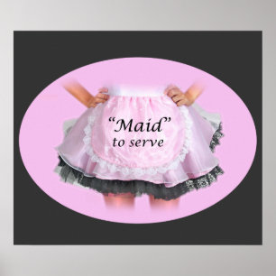 Poster Servir une domestique