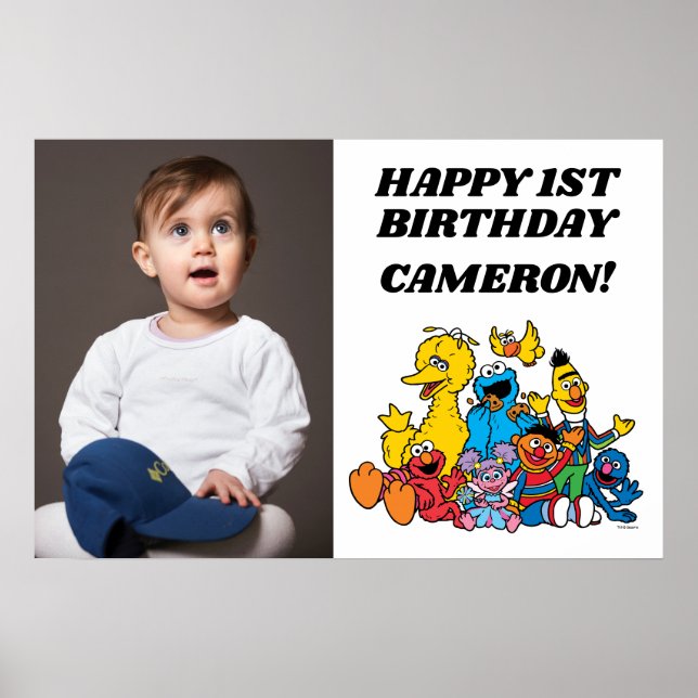 Poster Sesame Street Pals 1er anniversaire (Devant)