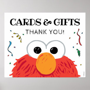 Poster Sesame Street - Panneau Elmo Chalkboard Cartes & C