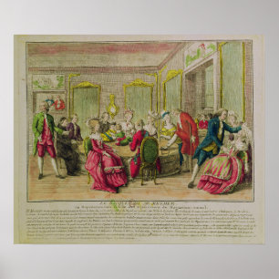 Poster Session d'hypnotisme avec Franz Anton Mesmer 1784