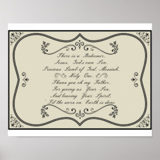 Poster Set de table de Thanksgiving
