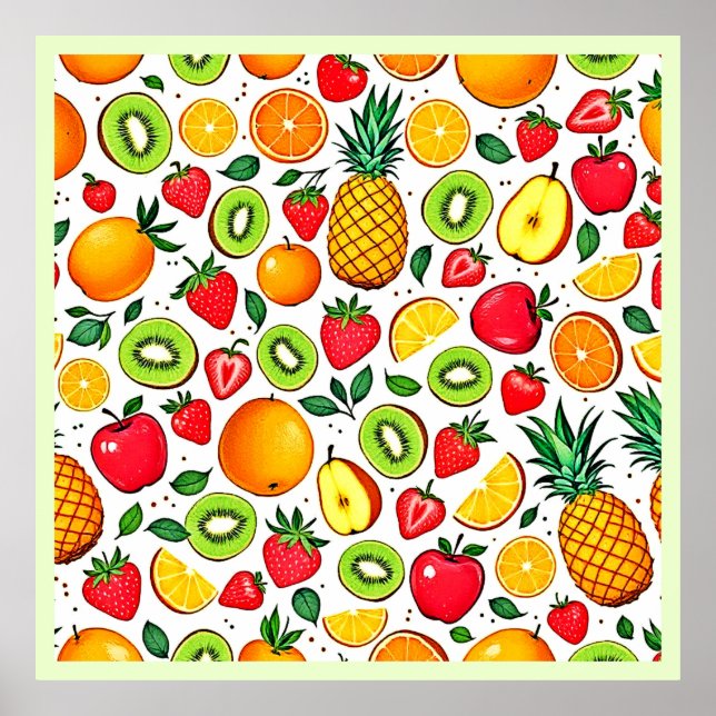 Poster Set de table laminé (Devant)