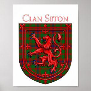 Poster Seton Hunting Tartan Scottish Plaid